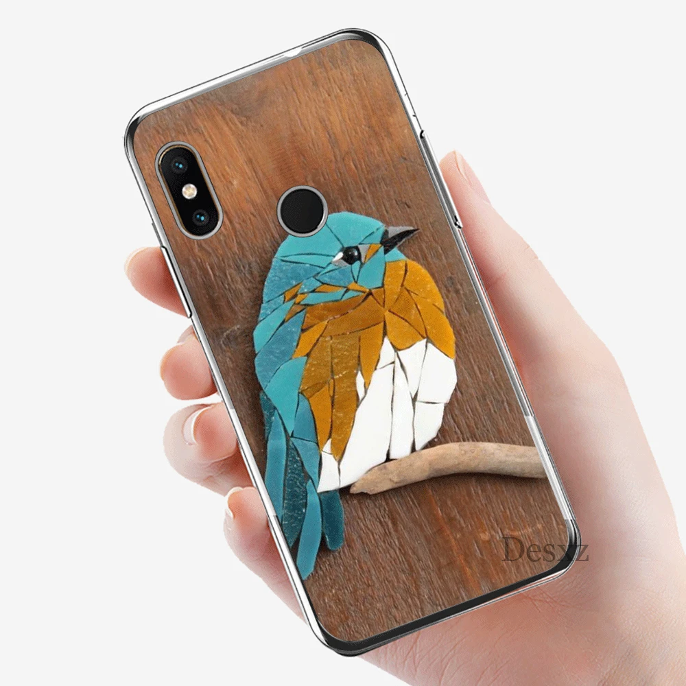 Мобильный чехол для телефона из ТПУ для Xiaomi Redmi Note 4 4X5 5A 6 7 Pro крышка милые птицы