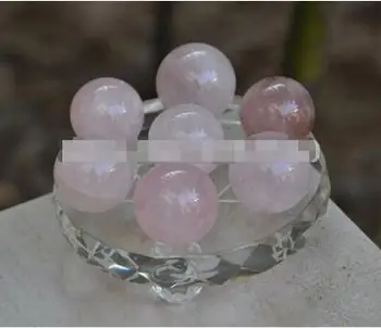 

7 pink crystal point & sphere ball + stanD