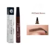 4D Microblading Eyebrow Pen 4 Forks Tip Eyebrow Tattoo Pencil Long Lasting Fine Sketch Liquid Eye Brow Make Up 4