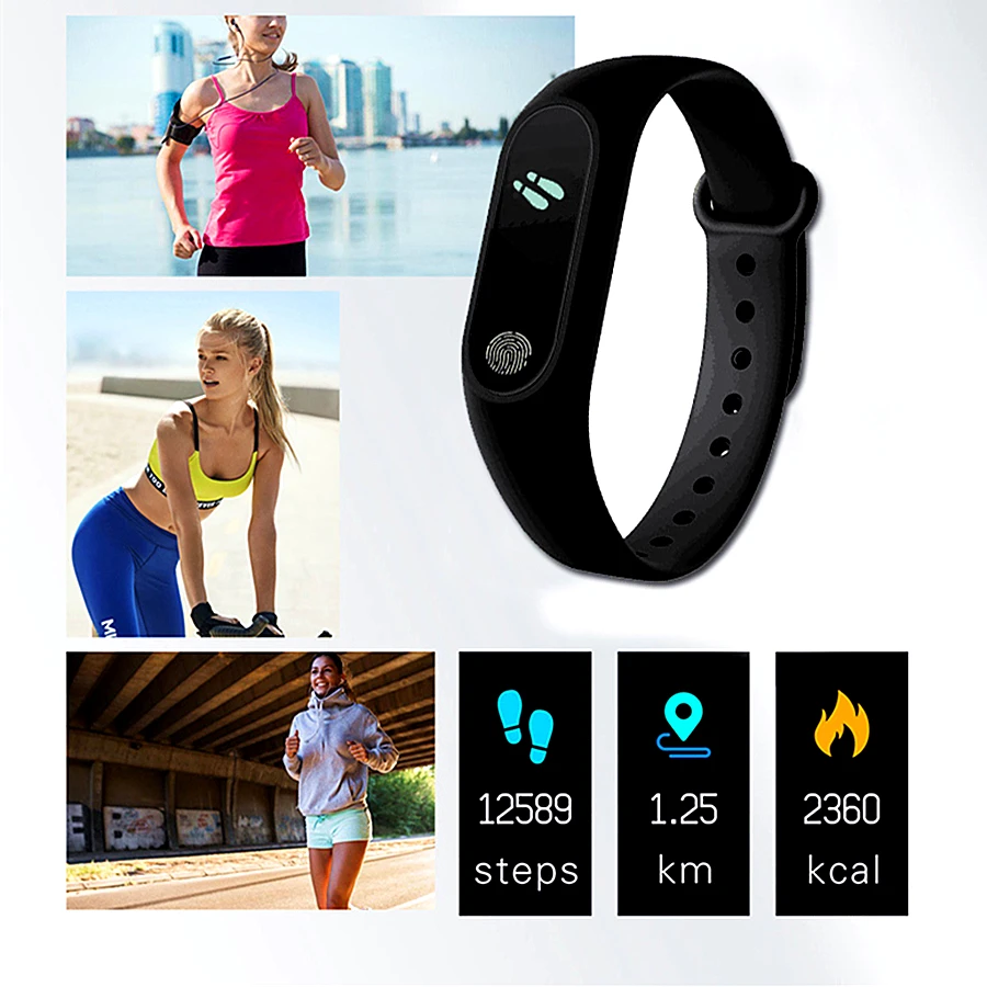 Sport Bracelet Smart Watch Kids Watches Children For Girls Boys Child Wristband Smart Band Fitness Tracker Smartwatch Smartband