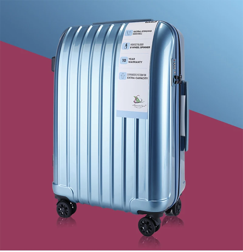 2019 Новый персональный толстый корпус чемодана из пластика бизнес большой