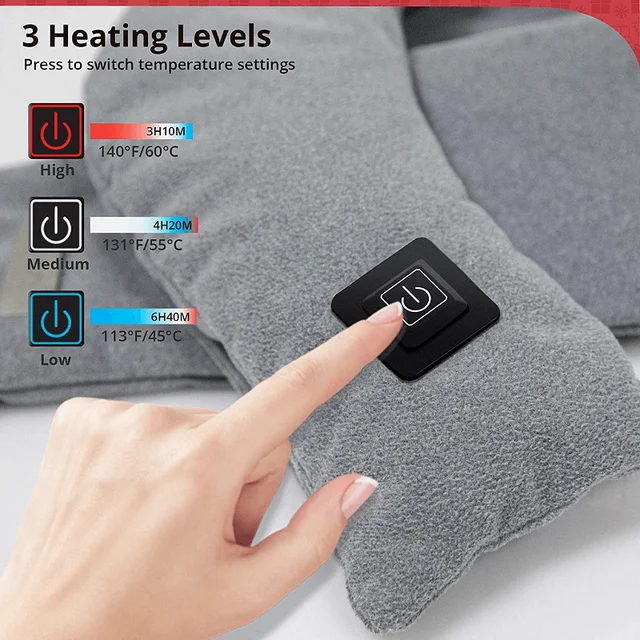 NEW Heated Scarf Electric Heating Scarf need Power Bank Adjustable Neck Warming Pads Thermal Shawl Winter Body Warmer Men Women 3