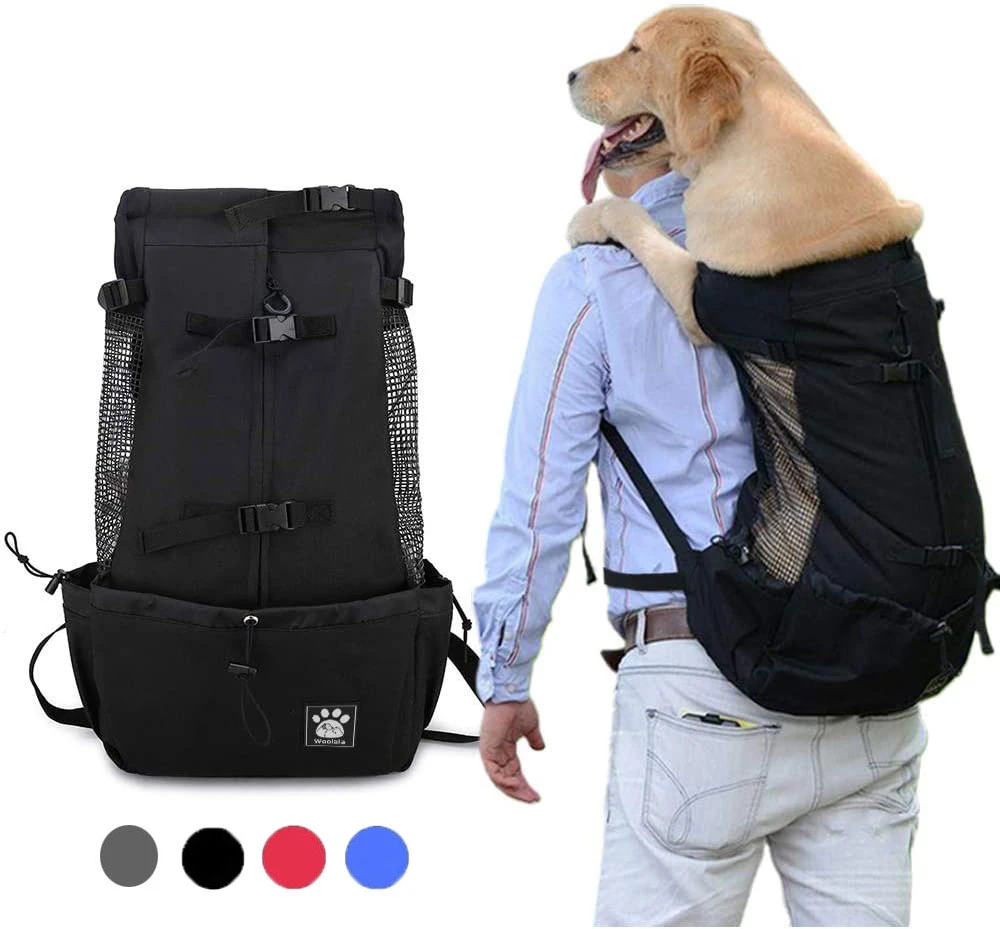 Mochila para transportar cachorro, bolsa grande ajustável e durável ...