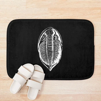 

Trilobite Fossil Bath Mat Bath Mats Anti Slip Toilet Rug Kitchen Bedroom Carpet Custom Doormat Soft Bathroom Door Mat