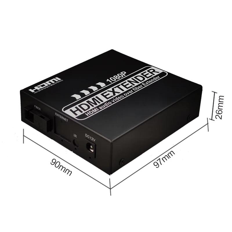 Удлинитель hdmi по оптоволоконной передаче с поддержкой 1080P @ 60Hz 1080i 60Hz|fiber optic|fiber video