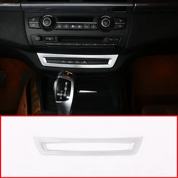 

Car Accessories Matte Silver ABS Chrome Driving Assistance Control Frame Cover Trim For BMW X5 E70 2008-2013