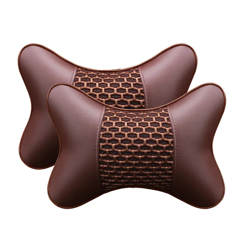 

Car Accessories Neck Pillow High Quality Neck Headrest Pillows 2 Pieces For Car Seatbelt Cover Headrest Neck Pillows Red