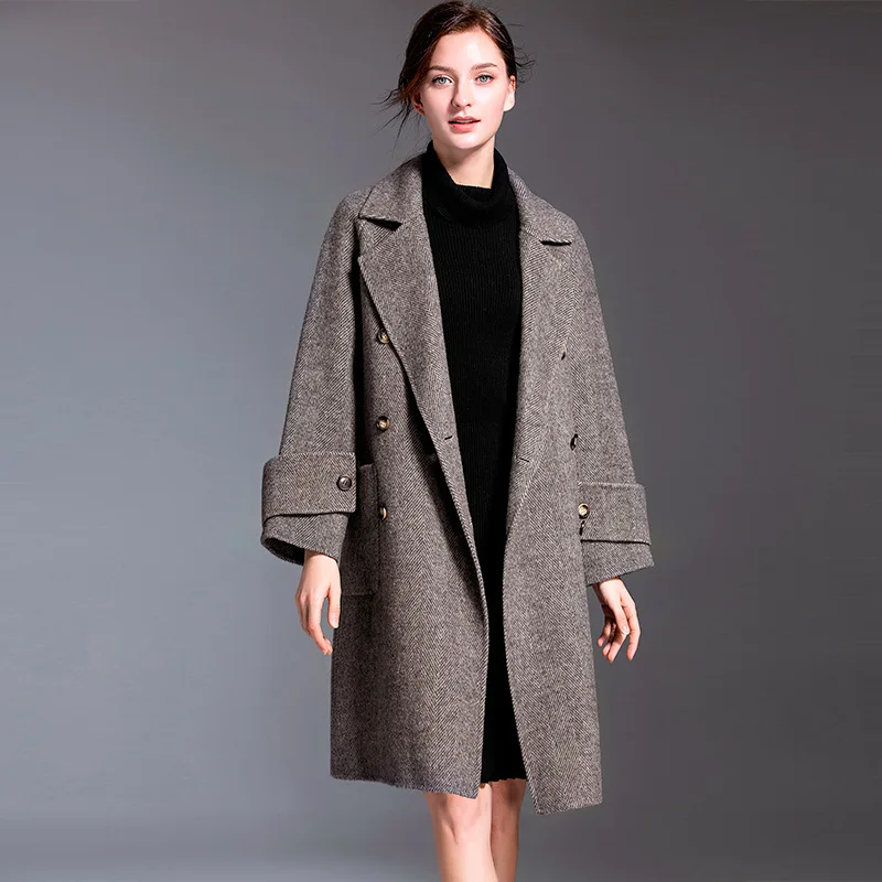 herringbone coat womens
