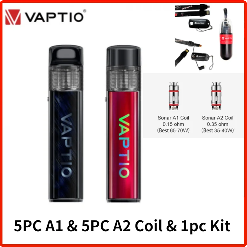 Электронная сигарета Vaptio Sonar Max KIT вейп с верхним заполнением-установочная