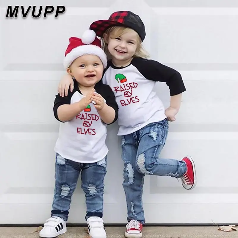 Mr Mrs elf/семейная длинная футболка для папы, мама и я, Одинаковая одежда для мамы и дочки, папы и сына одежда для мамы, маленьких мальчиков и девочек
