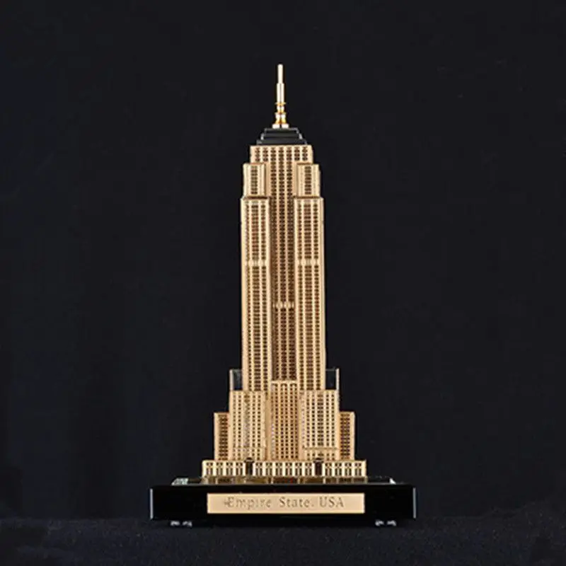 

США Эмпайр State Building Crystal Building Model Travel Сувенир украшения поделки на заказ Подарки