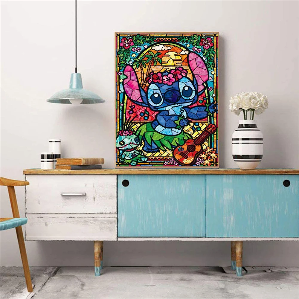 Disney Diamond Painting Cartoon Characters Set Hobby Art 5D DIY Round Drill Fairy Princess Diamond Mosaic Embroidery Home Decor