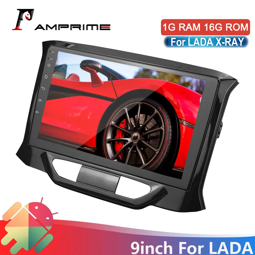 Автомагнитола AMPrime на Android 2din 2 5 дюйма экран DScreen для LADA X ray Xray 2015 2016 2017 2019