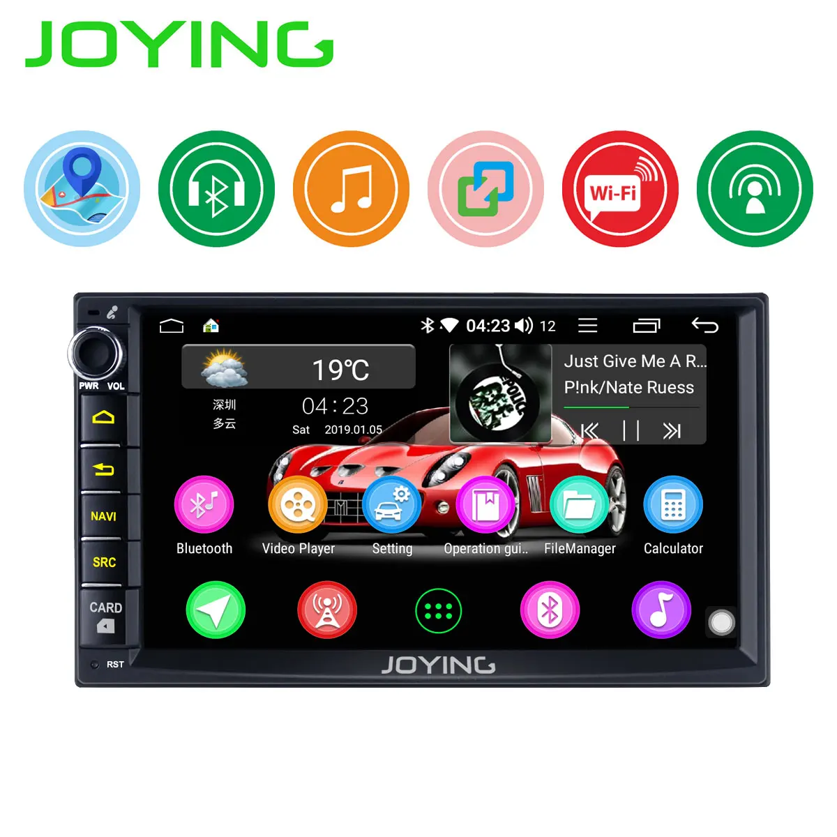 JOYING последние 2Din Android 6,0 Автомагнитола стерео HD 8 ''плеер стерео радио для Toyota Corolla Camry Avensis Prius RAV4 Hilux