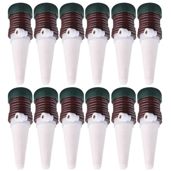 

12Pcs Self-Watering Auto Plant Waterers Drip Irrigation Watering System Automatic Indoor Plant Watering Device for Houseplant