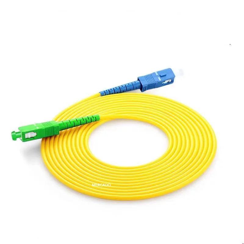 10PCS SC APC to SC UPC SC Patch Cord Simplex 3.0mm Single Mode Fiber Patch Cable jumper 1m 2m 3m