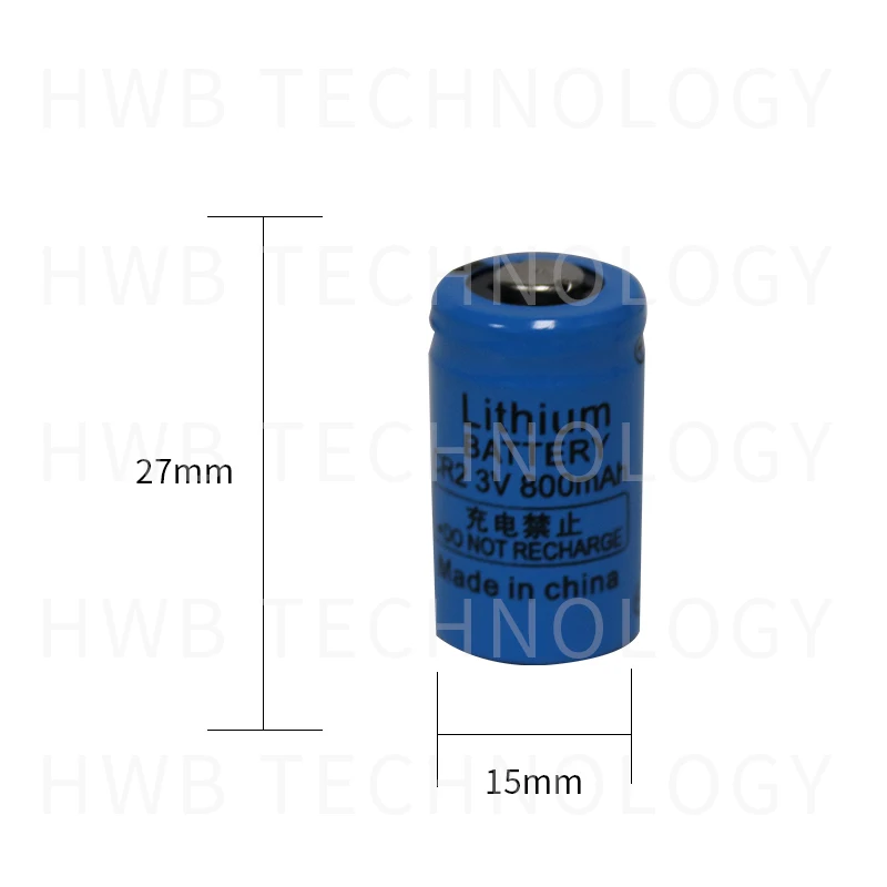 10 шт./партия CR2 3V 800 мА/ч, литий-ионный аккумулятор CR15H270 CR15266 CR-2 Вт/C1B Камера, патрулирования ручка, сигнализация