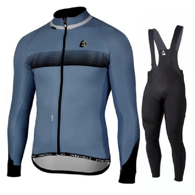Set 20 Команда с длинным рукавом Etxeondo Велоспорт Джерси набор комбинезон ropa ciclismo велоодежда MTB велосипед Джерси Униформа мужская одежда - Цвет: Set 20