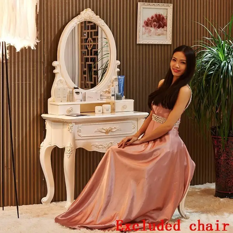 MODEL AM De Maquiagem Comoda Para Quarto Toaletka Do Sypialni Makeup Box Tablo Bedroom Furniture Penteadeira Korean Dressing Table - Цвет: MODEL AM