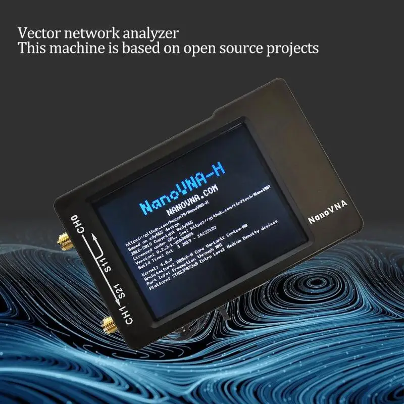  Nano VNA-H Portable Digital Vector Network 50-900MHz MF HF VHF UHF Antenna Analyzer Digital LCD Tou