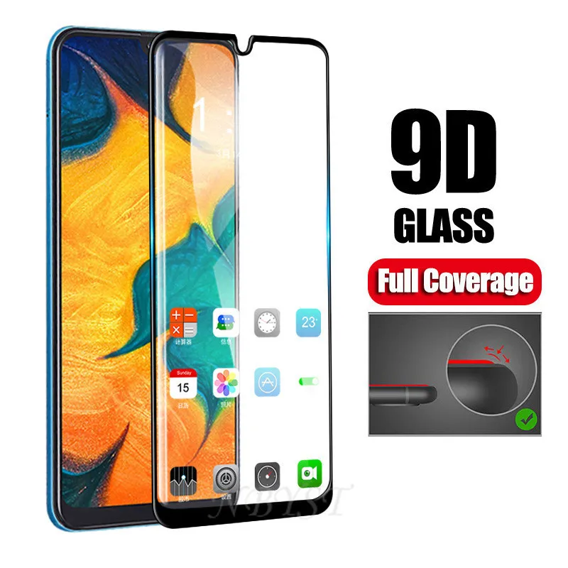 Новинка 9D полное покрытие Закаленное стекло пленка для Samsung Galaxy A71 A51 A90 5G A80 A70S A60 A50S