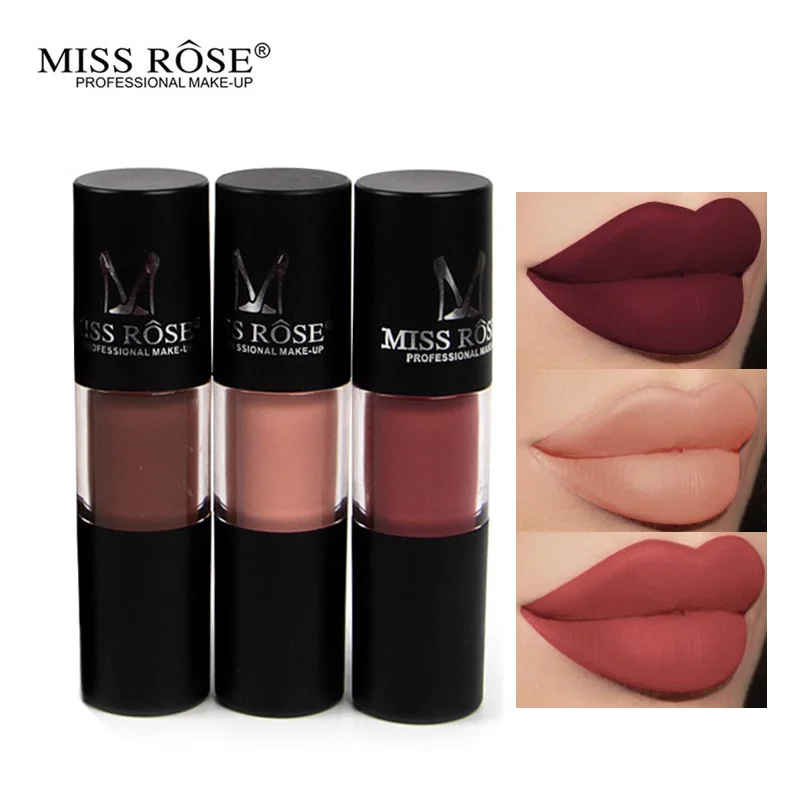 

Matte Velvet Liquid Lipstick Makeup Nude Silky Lip Gloss Lips Make up Cosmetics Matt Lip Stick Waterproof Tint Lipgloss Tint 1Pc
