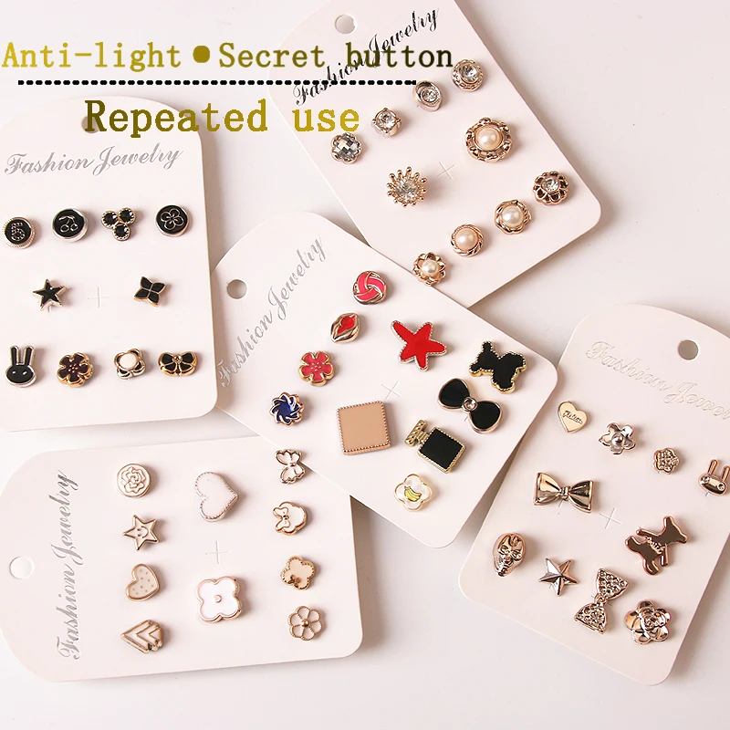 

10pcs/lot Imitation Pearl Brooch Pins PU Pearl Rhinestones Pin Coat Clothes Accessories Gift Brooches for Women
