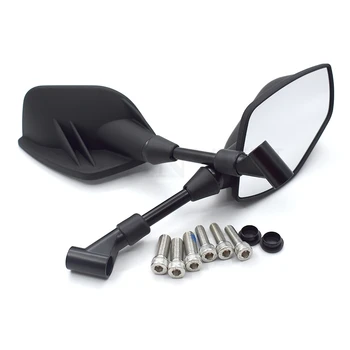 

Universal black 8mm 10mm motorcycle rearview mirror side mirror for kawasaki suzuki honda yamaha KTM Ducati BMW Aprilia Triumph