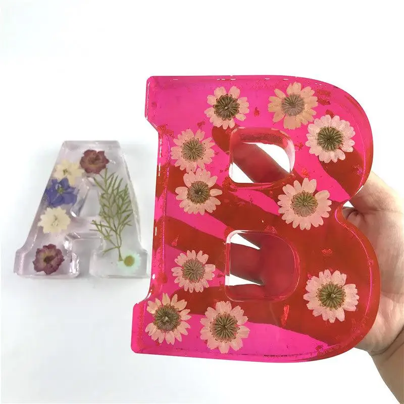 Extra Large Silicone Letter Molds Resin