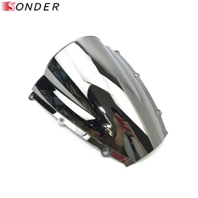 Для Honda CBR 600 2003 2004 cbr 600 F5 03 04 600RR лобовое стекло дымчатое лобовое стекло для CBR600 RR cbr600 CBR600RR - Цвет: Chrome