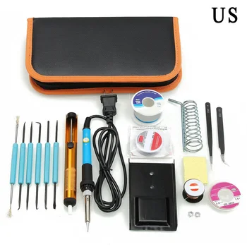 

60W 110V / 220V DIY Home Electric Adjustable Soldering Iron Electric Heating Kit