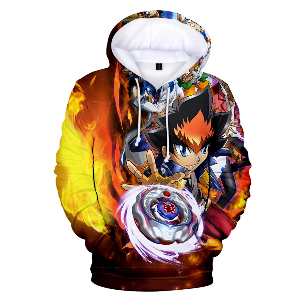 Япония аниме Beyblade Burst Evolution 3D толстовки толстовка для мальчиков и девочек с