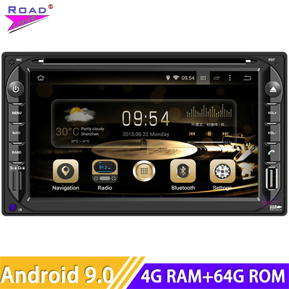 Roadlover Android 9,0 автомобильный медиацентр dvd-плеер видео для универсальной Стерео gps навигации Automagnitol 2Din 6," монитор радио