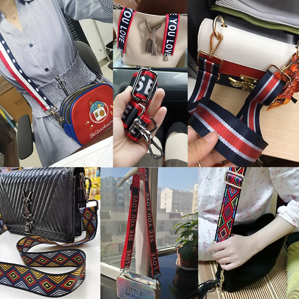 Handbag Straps for Crossbody Adjustable Bag Accessories Belt Belt Wide Nylon Shoulder bag 18 Hfddcffeb4fbe44fa896674a6ee860954t