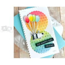 

Round Lace Printing Decoration Metal Cutting Stencil DIY Scrapbooking Easter Craft Embossing Spring Make Albums
