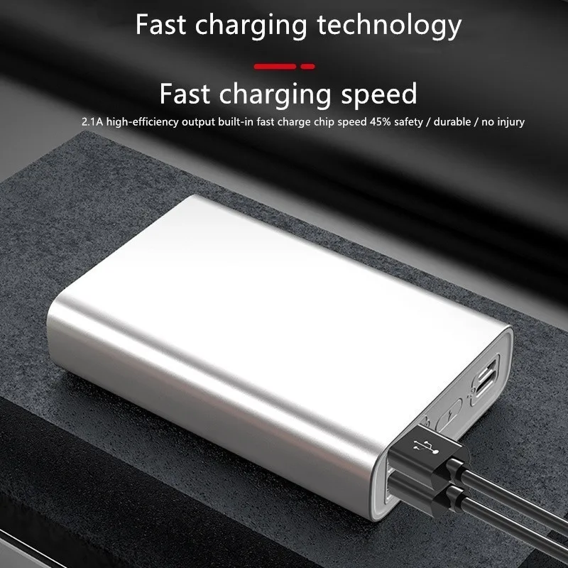 Portable Large Capacity 80000mAh Mini Power Bank with Flashlight 2USB Fast Charging External Battery for IPhone Xiaomi Samsung wireless power bank