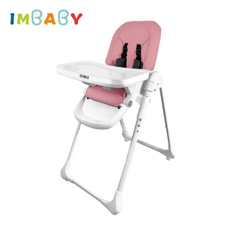 IMBABY New Baby Kids Breastfeeding Chair Multifunction Adjust Baby Highchairs Booster Seats Portable Folding Chairs for Children