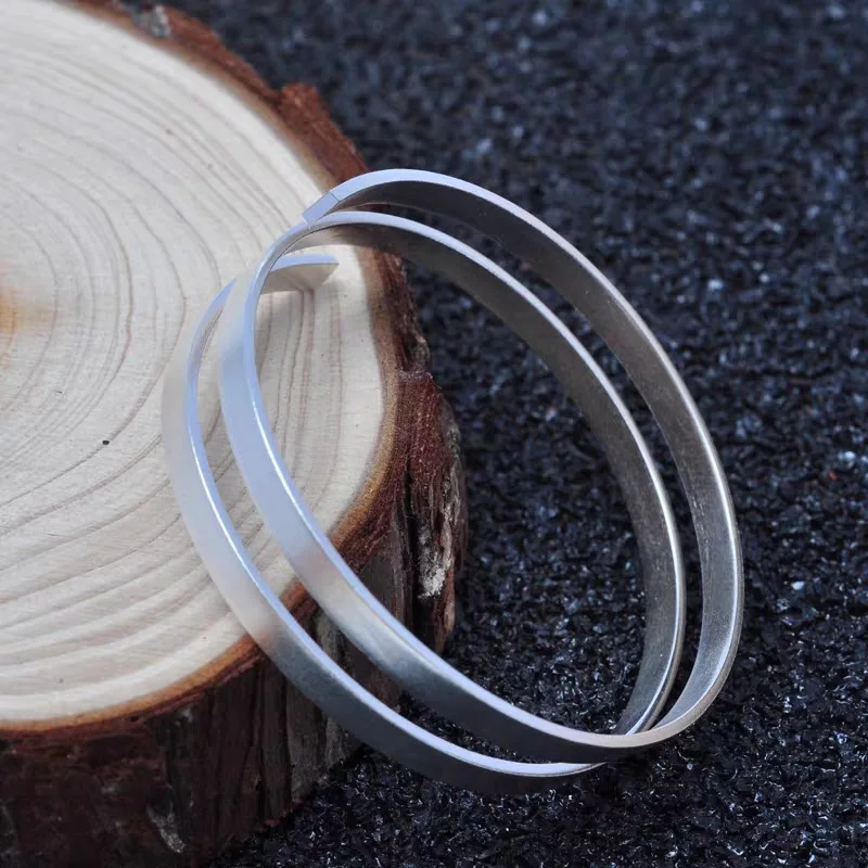 8x2mm 10x2mm 12x2mm 10cm S999 Sterling Silver Cord Pure Silver Wire Beading Stringing For DIY Jewelry Findings
