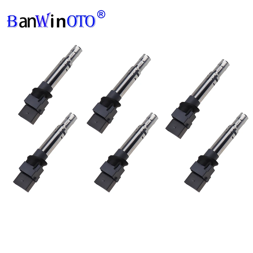 Катушка зажигания подходит для VW Golf R32 Touareg Phaeton T5 AUDI A3 TT 3 2 022905715B 036905715G 036905715F 036 905 715