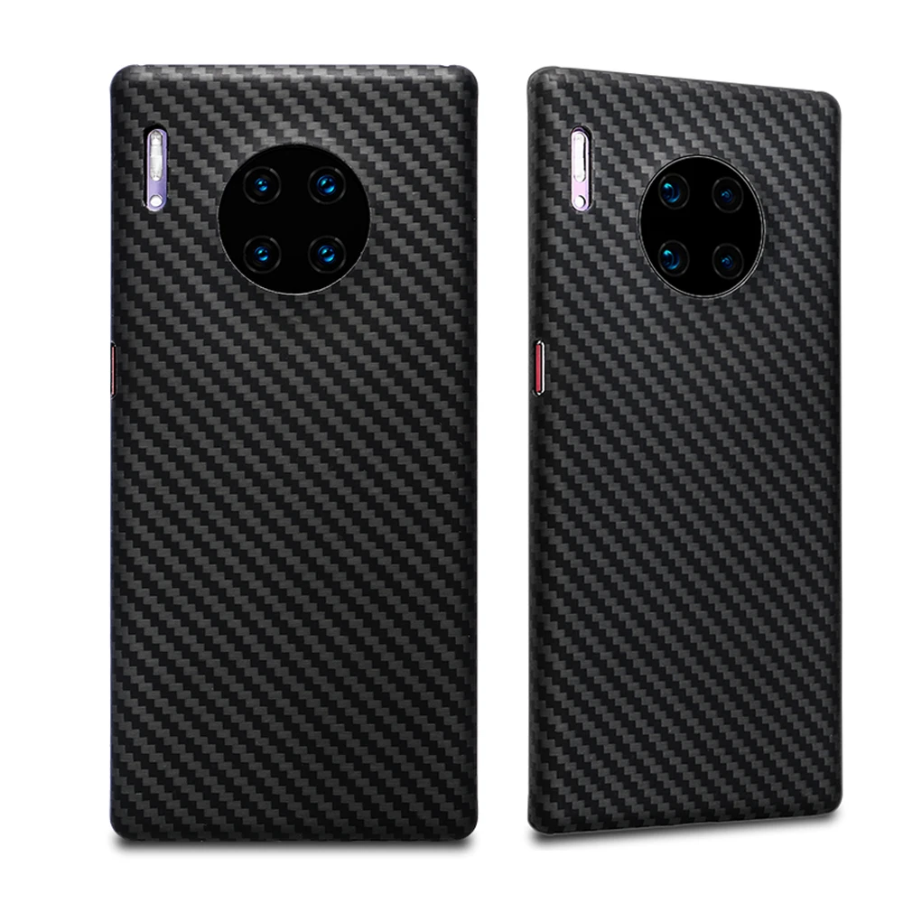 0 7 мм ультра тонкий роскошный чехол из углеродного волокна для huawei mate 30 Pro