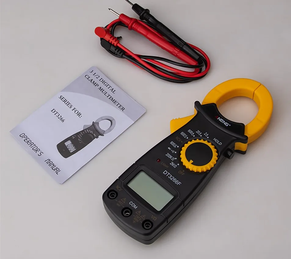 digital vernier caliper ANENG ST201 Digital Clamp Multimeter Resistance ohm Tester AC DC Clamp Ammeter Transistor Testers Voltmeter d Contact lcr meter metric feeler gauges