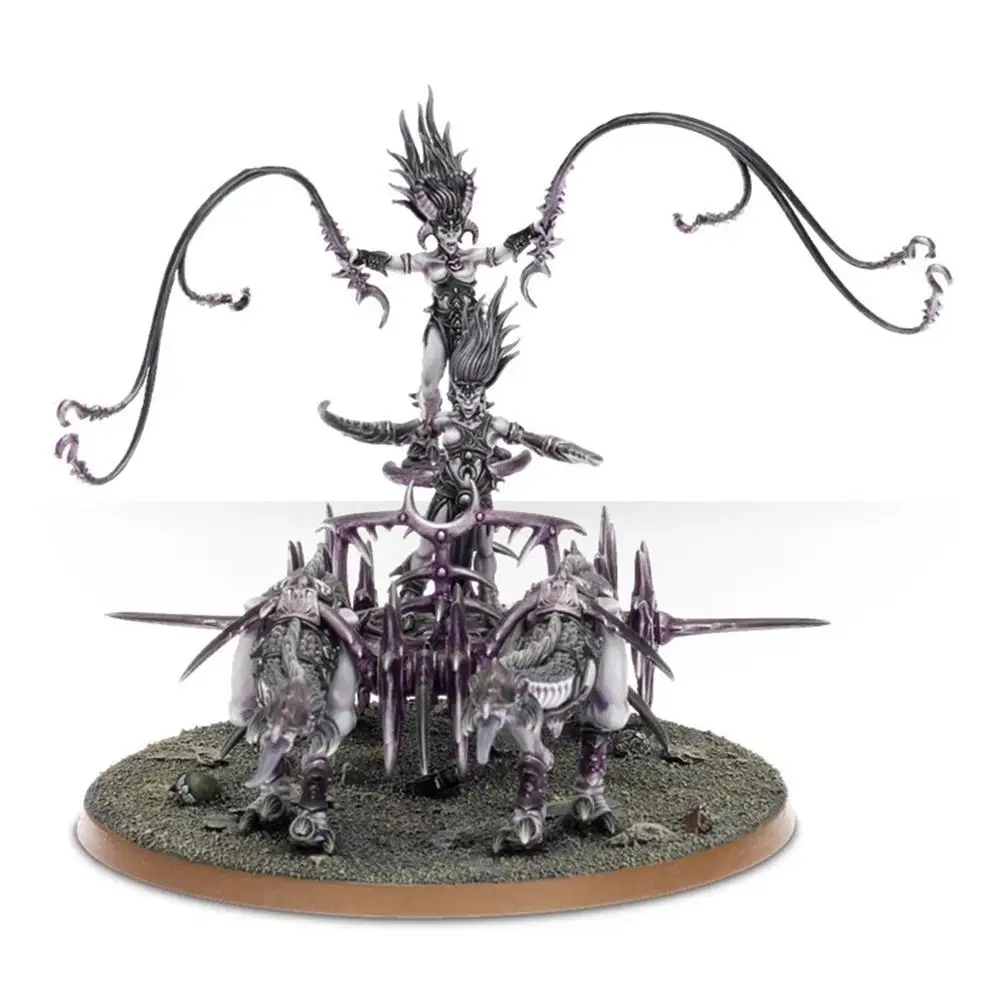 Seeker Chariot/Hellflayer of Slaanesh (купить 2 чтобы сделать Exalted Chariot) |