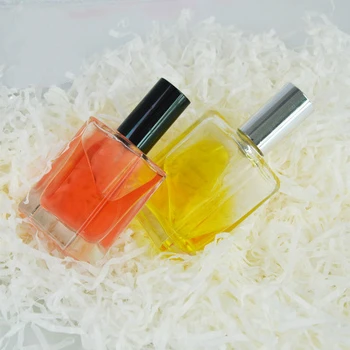 

Cosmetic package Refill Empty 30ml 50ml 100ml rectangular square glass perfume bottles personal care use essential oil bottle