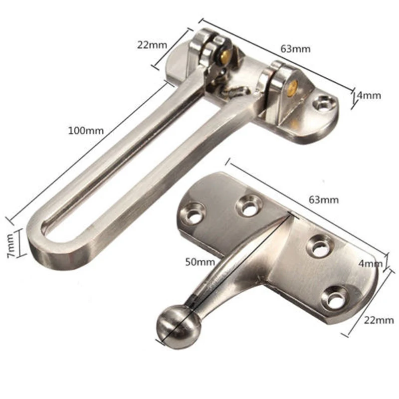 

Front Door Security Safety Strong Durable Home Chain Lock Guard Catch Hot Sale