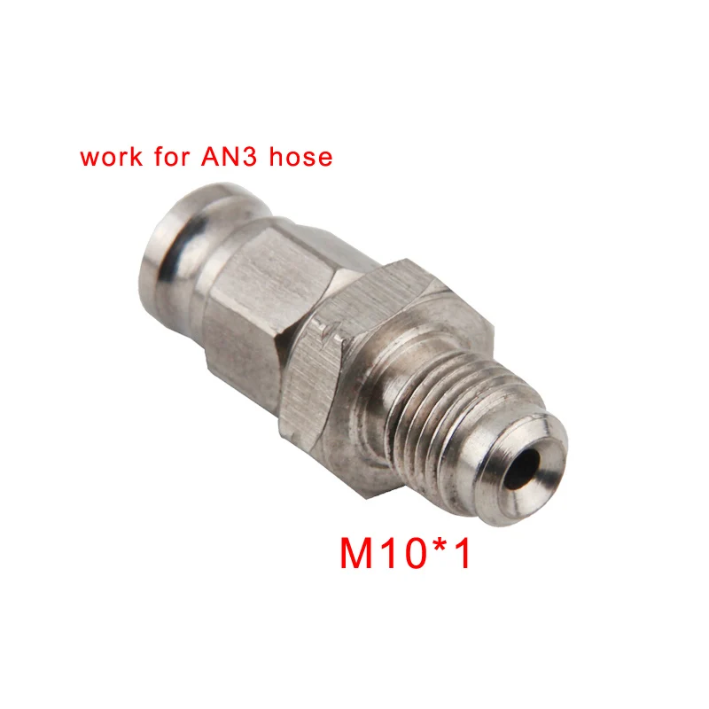 AN3 двигатель мотоцикла велосипед Гидравлический Тормозной Масляный шланг линия банджо фитинг m10x1 нержавеющая сталь 10 мм