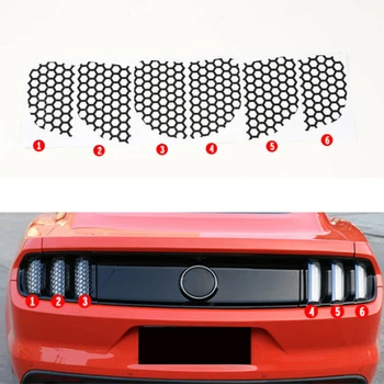 

For Ford Stickers Mustang Honeycomb Shape 2015-2019 Easy Installation 6pcs