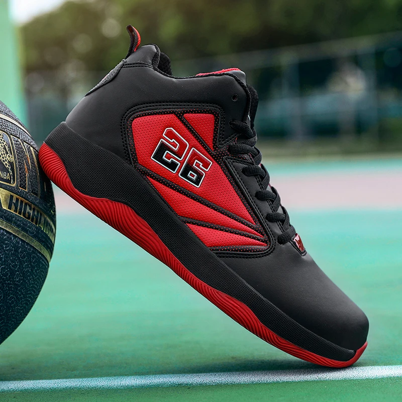 Мужская баскетбольная обувь с высоким берцем; Zapatillas Basquetball Hombre; дышащие амортизирующие кроссовки для баскетбола; мужские кроссовки в стиле ретро