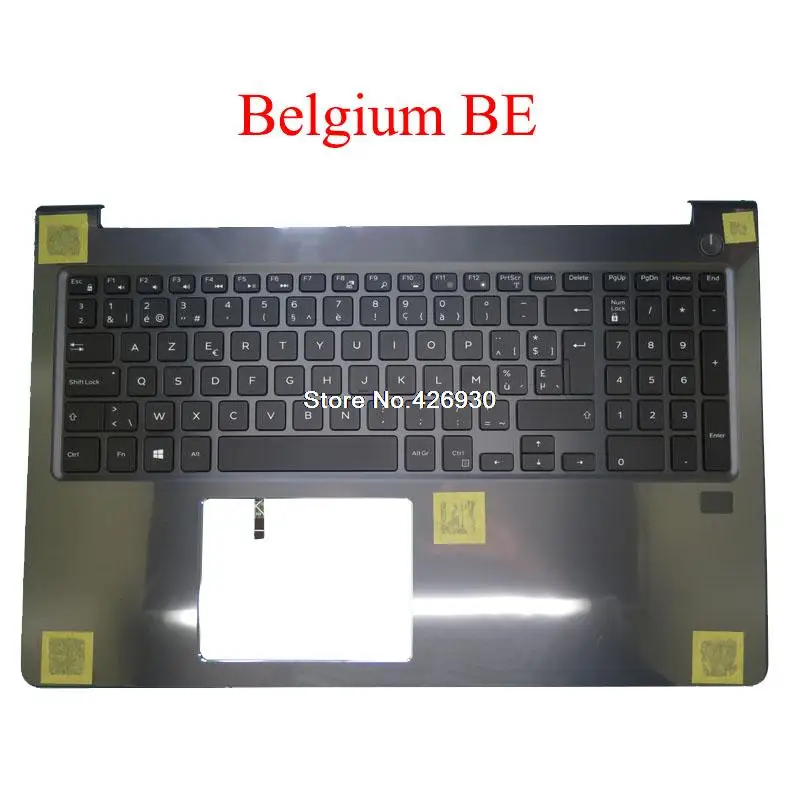 

Подставка для ноутбука DELL для Vostro 15 5568 V5568 0HJP49 HJP49 0KPK25 KPK25 с подсветкой, клавиатура BE, черная, Новинка