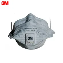 3M Противоаэрозольная фильтрующая полумаска FFP1 NR D, с клапаном выдоха, 9161V
