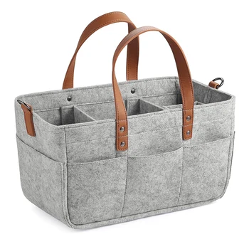 

Baby Diaper Caddy Organizer Portable Holder Shower Basket Portable Nursery Storage Bin Car Storage Basket For Wipes Toys Tote Ba